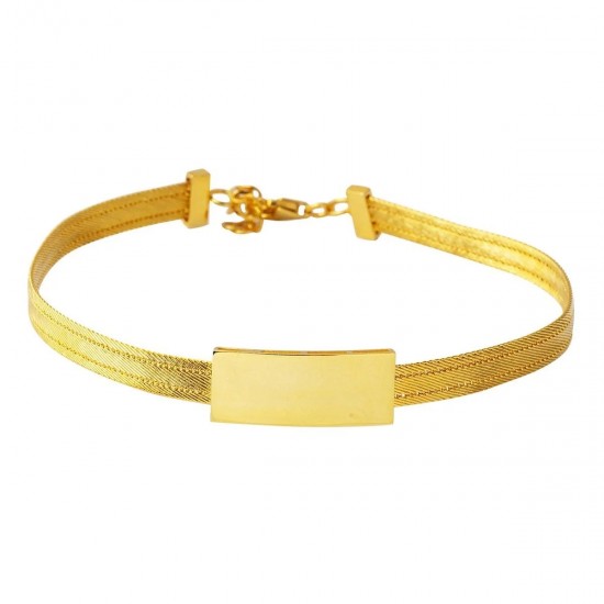 3 Sıra 22 Ayar Trabzon Hasır Bileklik BLK6636