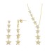 Takım Yıldızı İkili Sarı Renk Gümüş Set GMS2096