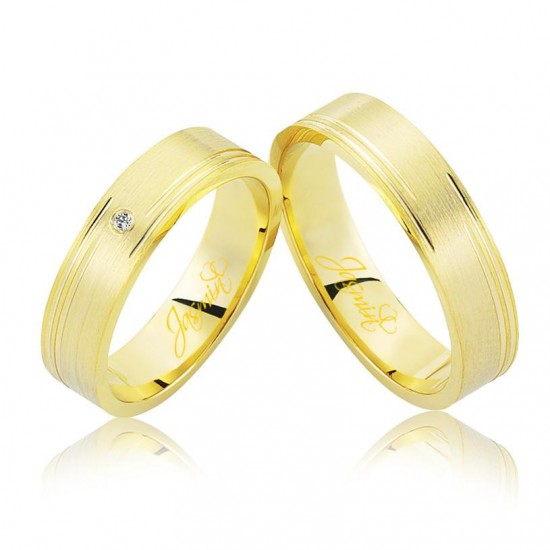 Sarı Altın Alyans 3102-2