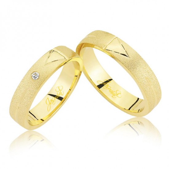 Sarı Altın Alyans 3104-2