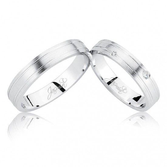 Beyaz Altın Alyans 3402-2