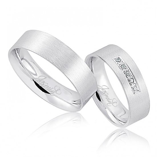 Beyaz Altın Alyans 3606-2