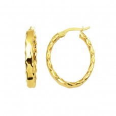 3 cm Çaplı Burgu Halka Küpe KP056