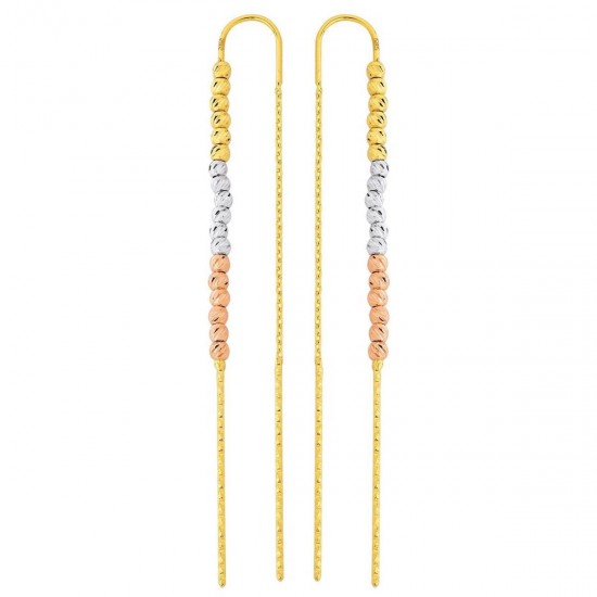 3 Renk Dorikalı Zincir Küpe KP058 3 Renk Dorikalı Zincir Küpe KP058