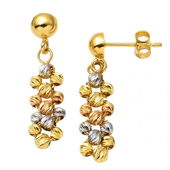 3 Renk Sallantı Dorika Küpe KP060 3 Renk Sallantı Dorika Küpe KP060