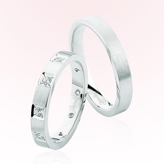 Beyaz Altın Alyans 4601