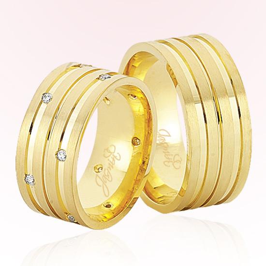 Sarı Şeritli Altın Alyans 4702 Sarı Şeritli Altın Alyans 4702