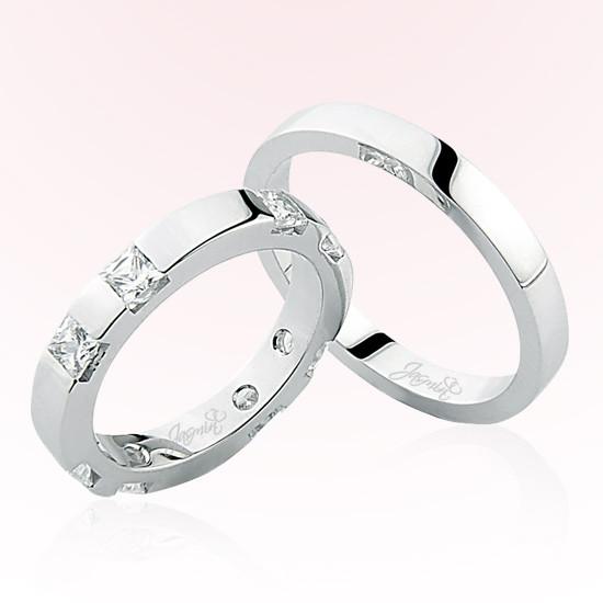 Beyaz Altın Alyans 4707