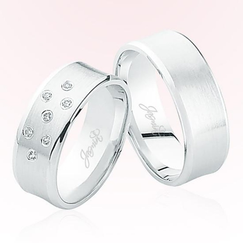 Beyaz Bombeli Altın Alyans 4904 Beyaz Bombeli Altın Alyans 4904