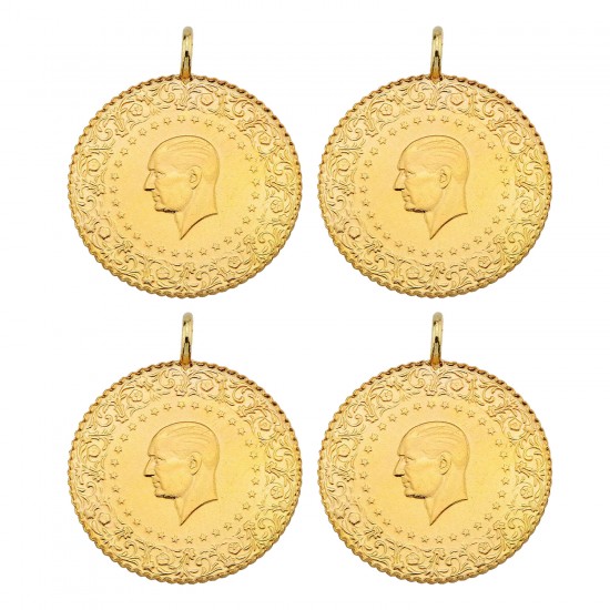 4 Eski Tarih Çeyrek Altın 4 Eski Tarih Çeyrek Altın