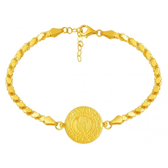 Pullu Zincirli Çeyrek Bileklik BIL51 Pullu Zincirli Çeyrek Bileklik BIL51