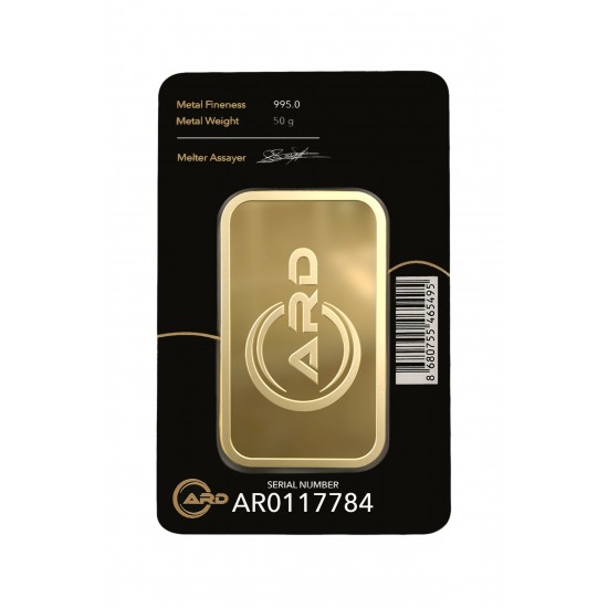 50 gr 24 Ayar ARD Gram Külçe Altın