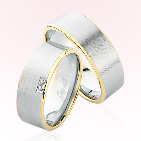 Beyaz Sarı Altın Alyans 5305 Beyaz Sarı Altın Alyans 5305