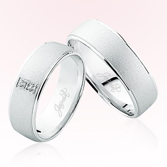 Beyaz Altın Alyans 5501 Beyaz Altın Alyans 5501