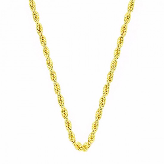 Burgu Halat 55 cm 14 Ayar Zincir Kolye ZKU185 Burgu Halat 55 cm 14 Ayar Zincir Kolye ZKU185