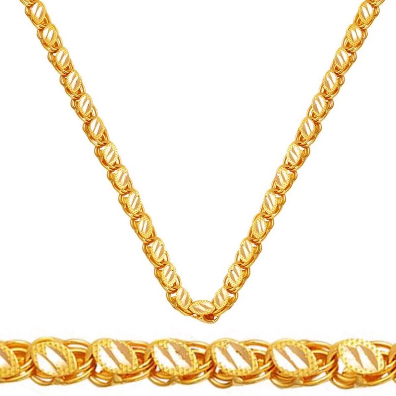 Pullu 14 Ayar 55 cm Halep Zincir Kolye ZKU223 Pullu 14 Ayar 55 cm Halep Zincir Kolye ZKU223