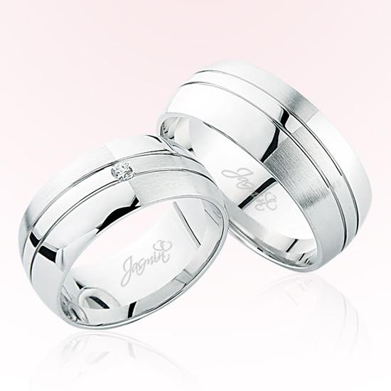 Beyaz Bombeli Altın Alyans 5703 Beyaz Bombeli Altın Alyans 5703