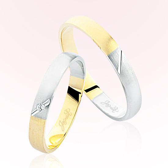 Sarı Beyaz Altın Alyans 5706