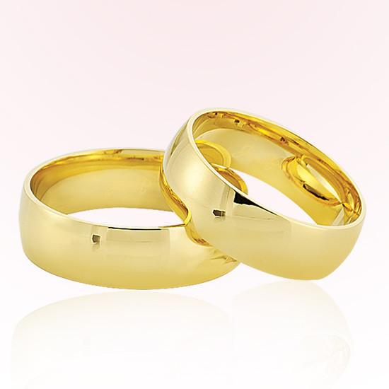 Sarı Bombeli Altın Alyans 5806 Sarı Bombeli Altın Alyans 5806