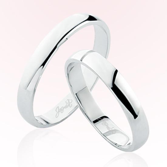 Beyaz Bombeli Altın Alyans 5909