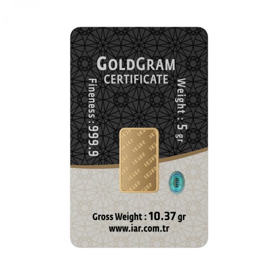 5 gr 999.9 IAR Gram Külçe Altın