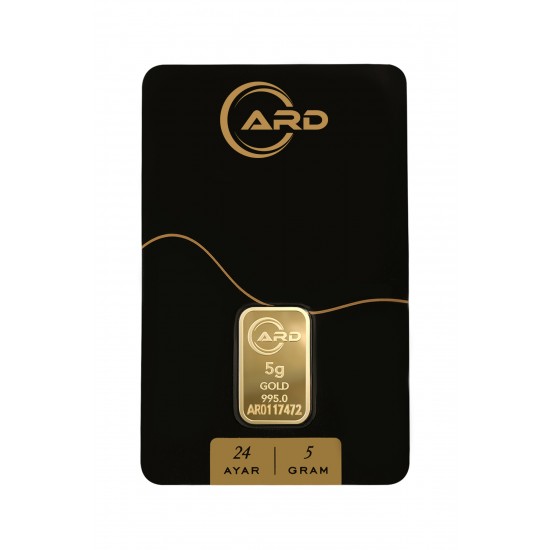 5 gr 24 Ayar ARD Gram Külçe Altın 5 gr 24 Ayar ARD Gram Külçe Altın