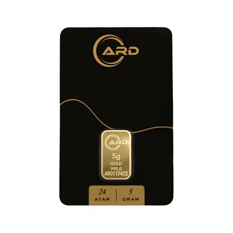 5 gr 24 Ayar ARD Gram Külçe Altın