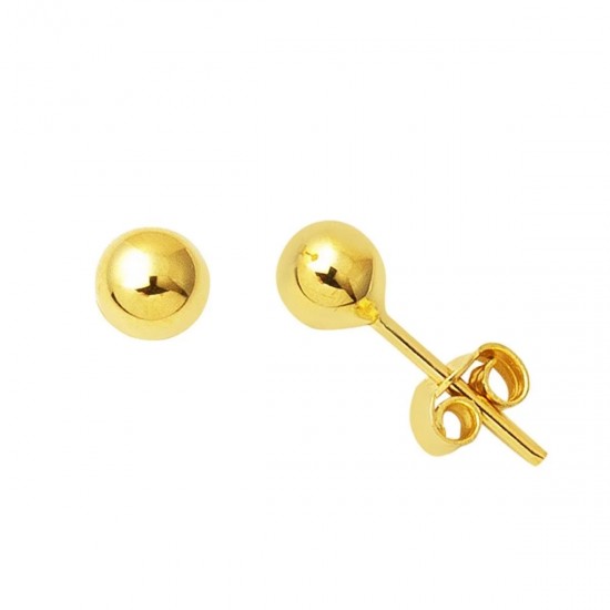 5 mm 14 Ayar Altın Top Küpe KP105 5 mm 14 Ayar Altın Top Küpe KP105