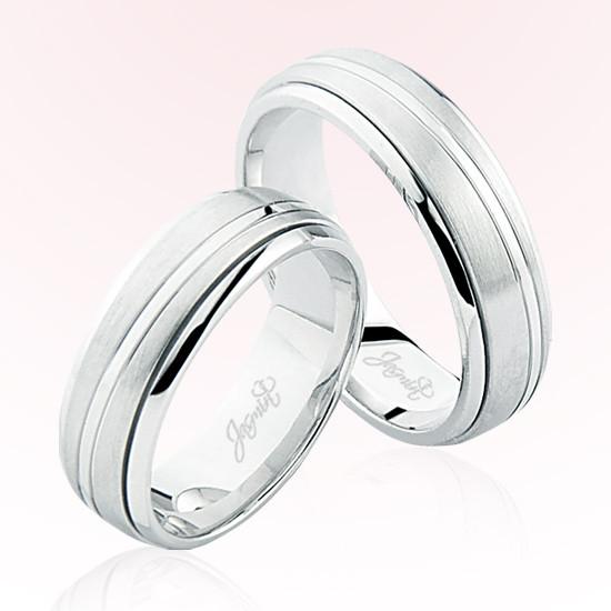 Beyaz Altın Alyans 6004