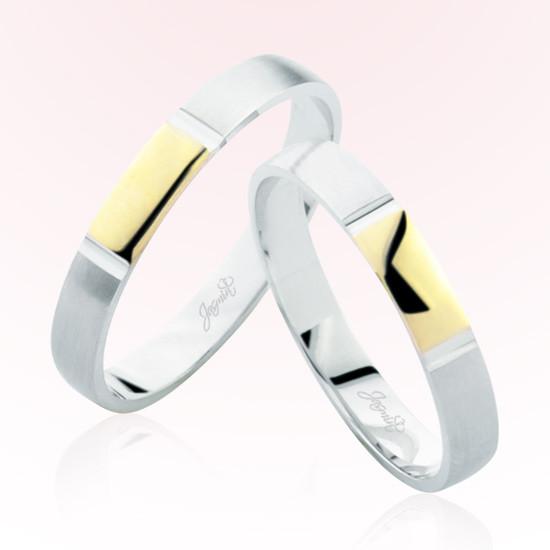 Beyaz Sarı Altın Alyans 6208 Beyaz Sarı Altın Alyans 6208