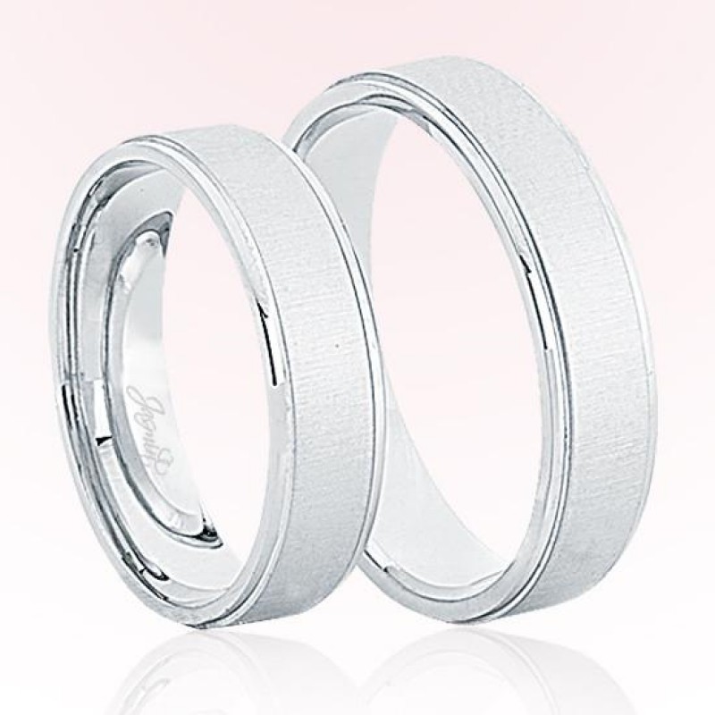 Beyaz Altın Alyans 6306 Beyaz Altın Alyans 6306