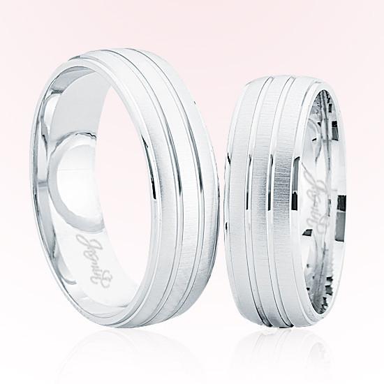 Beyaz Altın Alyans 6404