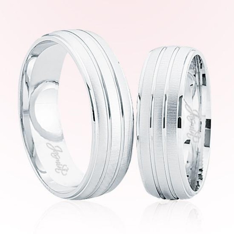 Beyaz Altın Alyans 6404