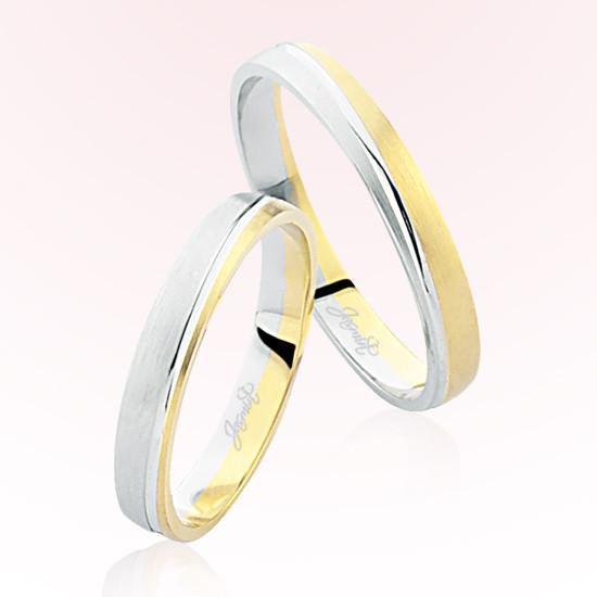 Sarı Beyaz Altın Alyans 6406