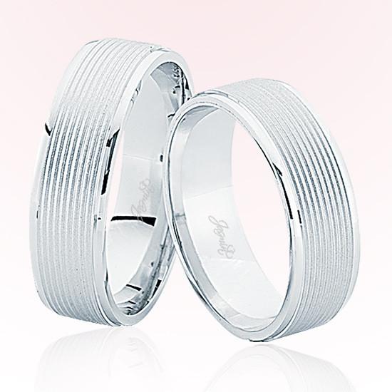 Beyaz Altın Alyans 6602 Beyaz Altın Alyans 6602