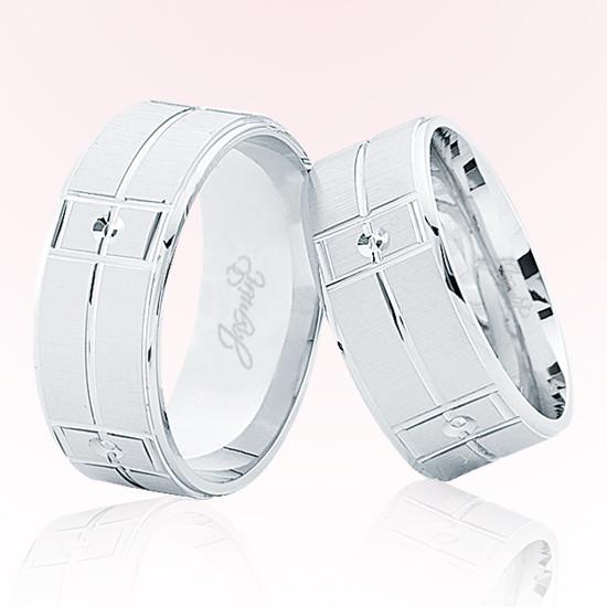 Beyaz Altın Alyans 6706