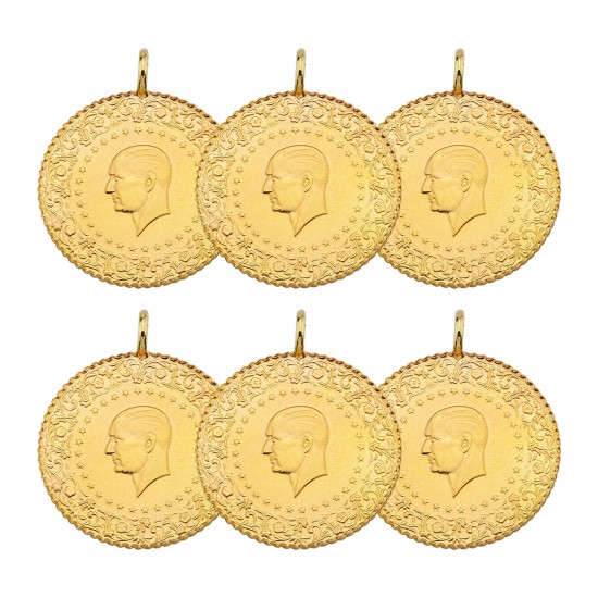 6 Eski Tarih Çeyrek Altın 6 Eski Tarih Çeyrek Altın