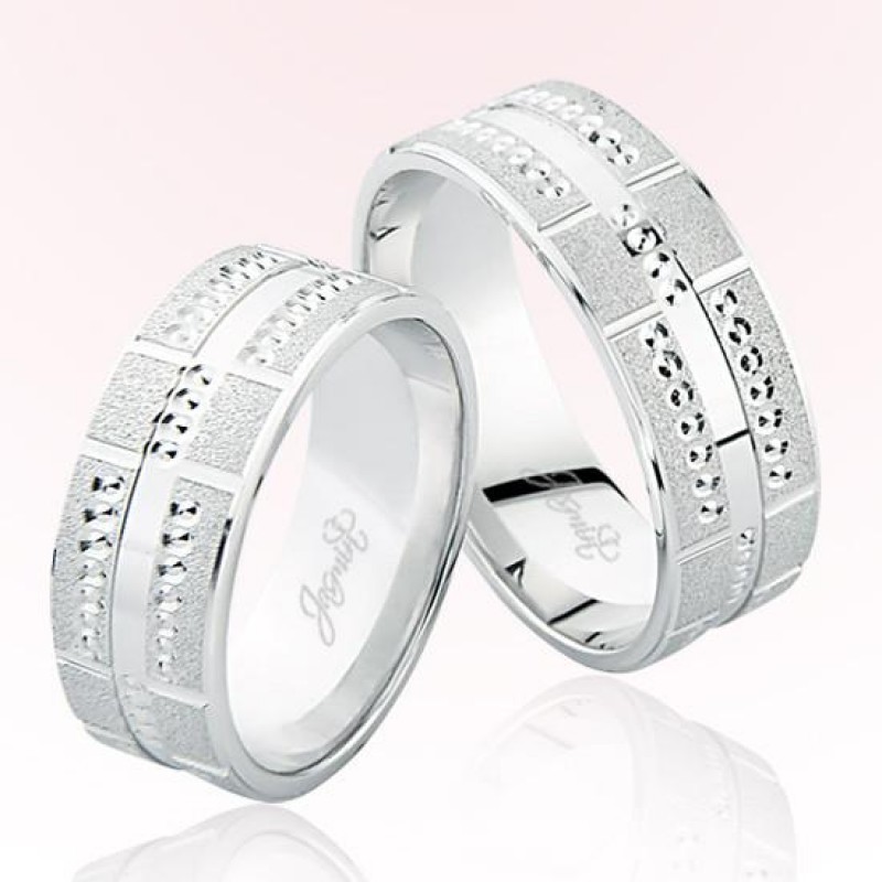 Beyaz Altın Alyans 7004