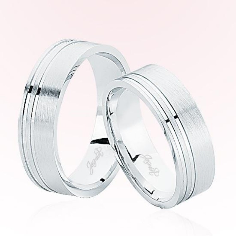 Beyaz Altın Alyans 7206