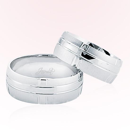 Beyaz Altın Alyans 7207 Beyaz Altın Alyans 7207