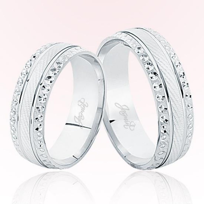 Beyaz Altın Alyans 7304