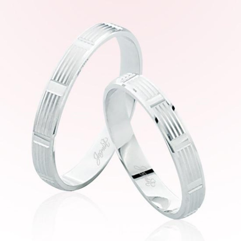 Beyaz Altın Alyans 7601