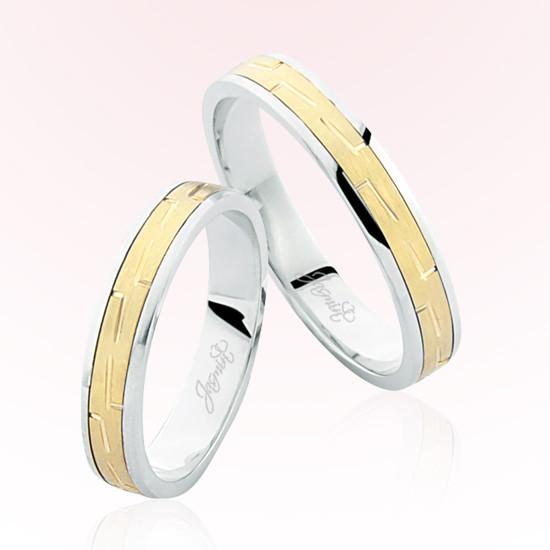 Sarı Beyaz Altın Alyans 7702 Sarı Beyaz Altın Alyans 7702