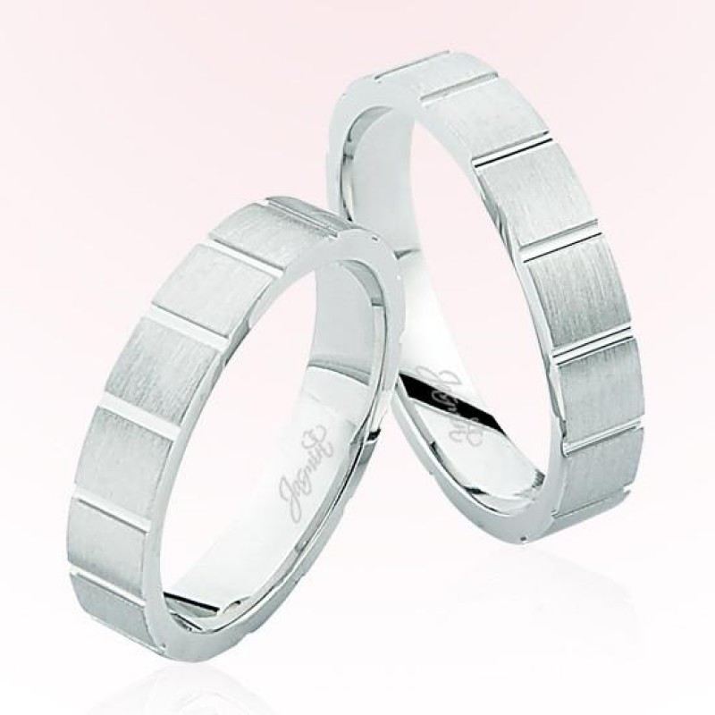 Beyaz Altın Alyans 7706