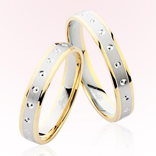 Sarı Beyaz Altın Alyans 7803