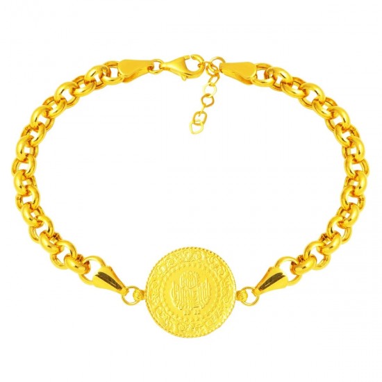 Doc Zincirli Çeyrek Bileklik BIL62 Doc Zincirli Çeyrek Bileklik BIL62