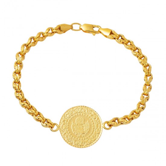 Güverse Zincirli Çeyrek Bileklik BIL63 Güverse Zincirli Çeyrek Bileklik BIL63