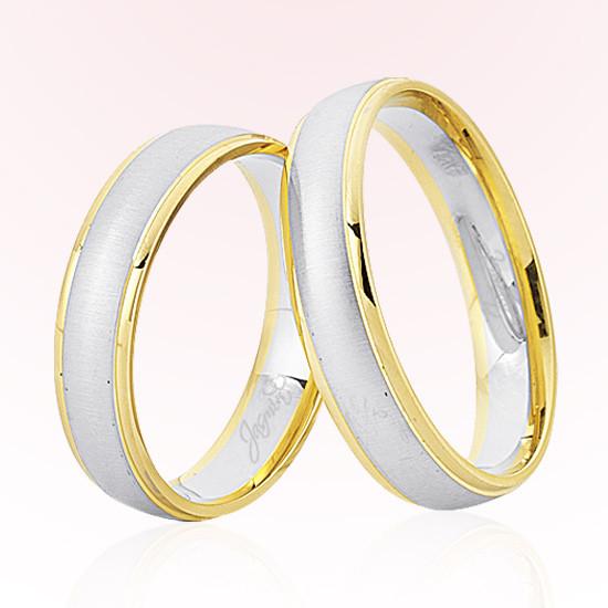 Sarı Beyaz Altın Alyans 8106