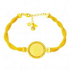 Örgü Kalze Zincirli Çeyrek Bileklik BIL65