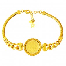 Çift Zincirli Dorikalı Çeyrek Bileklik BIL68